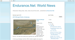 Desktop Screenshot of news.endurance.net